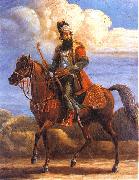 Aleksander Orlowski Persian dignitary on horseback oil painting artist